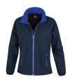 Dames Softshell Jas Result R231F Navy/Royal